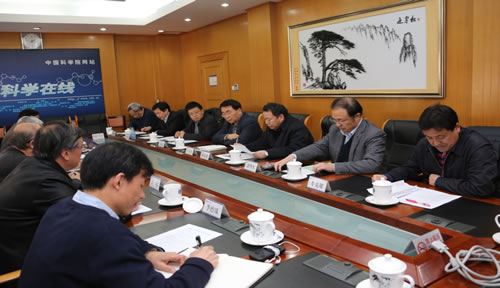 白春禮征求中科院院屬單位代表意見建議